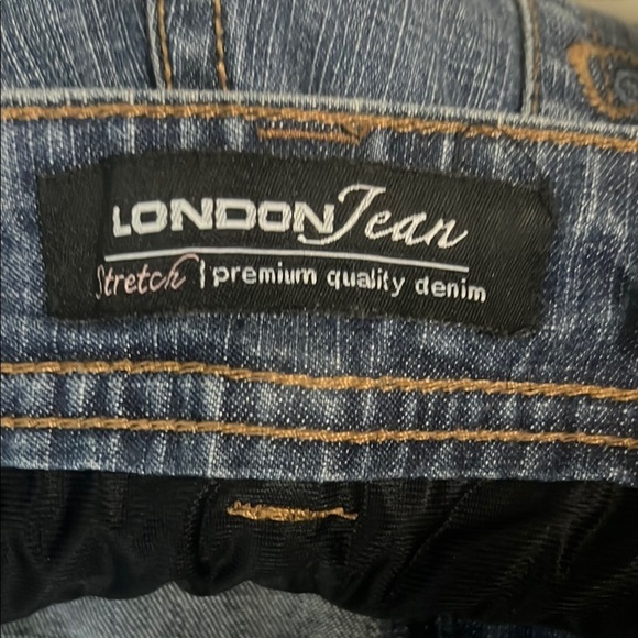LONDONJEAN Blue Boot Cut Jeans - Stretch - Picture 5 of 7